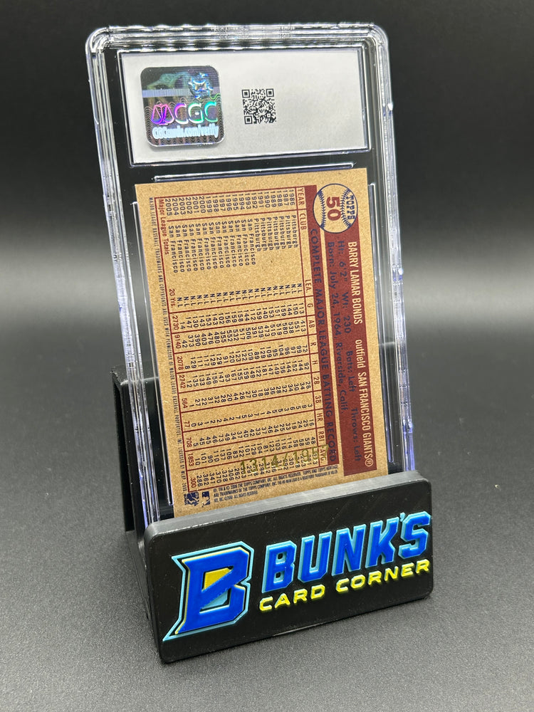 2006 Barry Bonds Topps Heritage Chrome 1314/1957 CGC 10