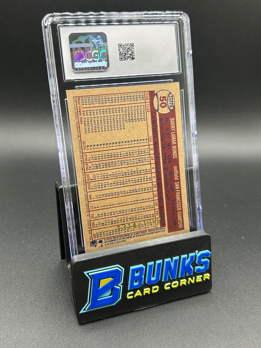 2006 Barry Bonds Topps Heritage Chrome 1314/1957 CGC 10
