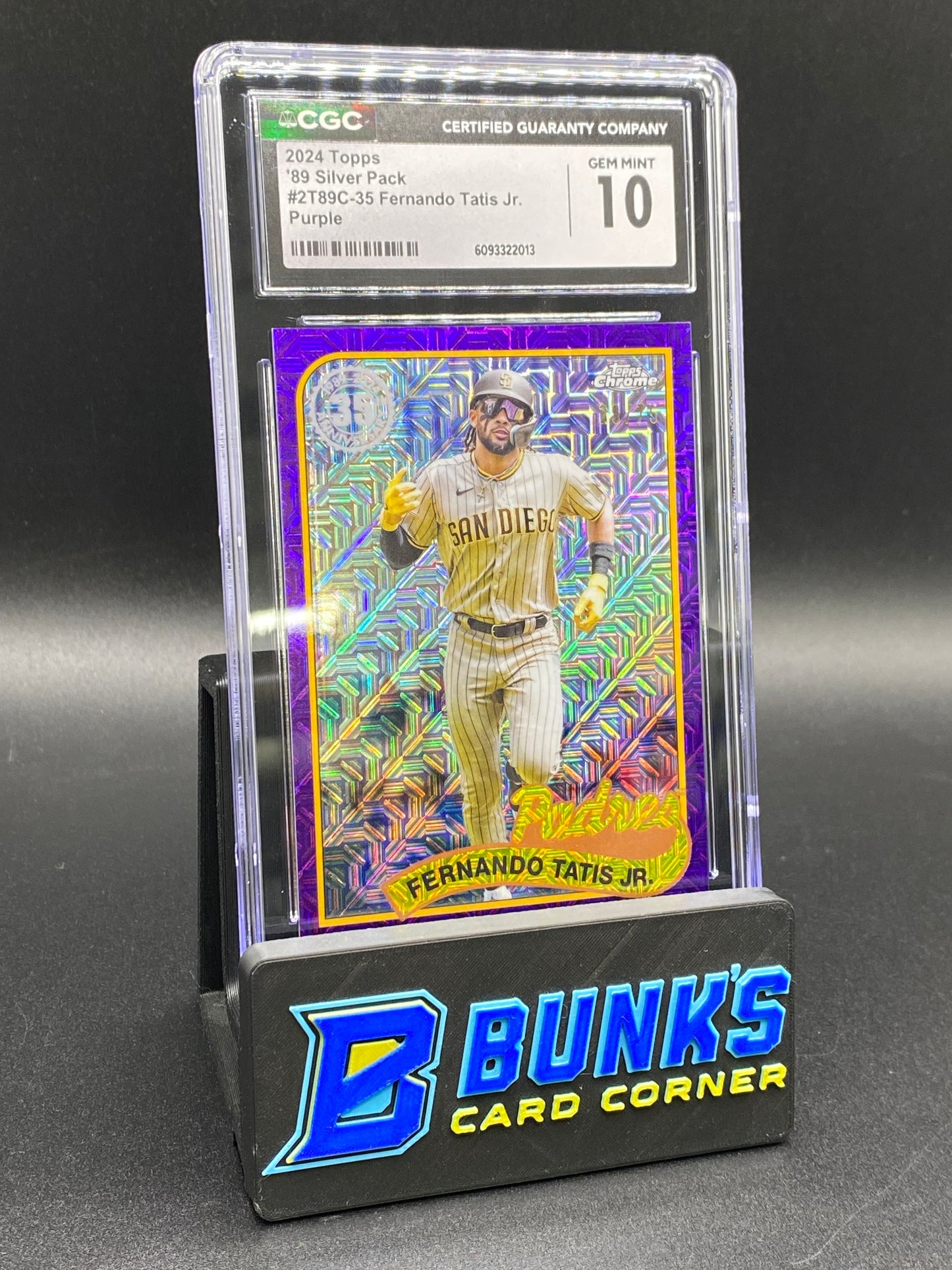 2024 Fernando Tatis Jr. Purple '89 Silver Pack CGC 10 29/75
