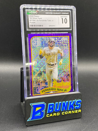 2024 Fernando Tatis Jr. Purple '89 Silver Pack CGC 10 29/75