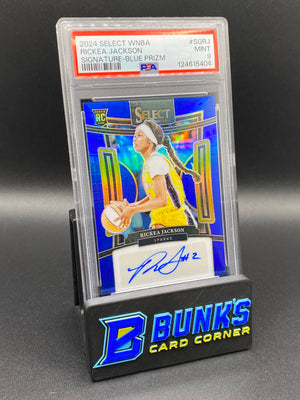 2024 Rickea Jackson Sir Blue Prizm Rc 10/49 PSA 9