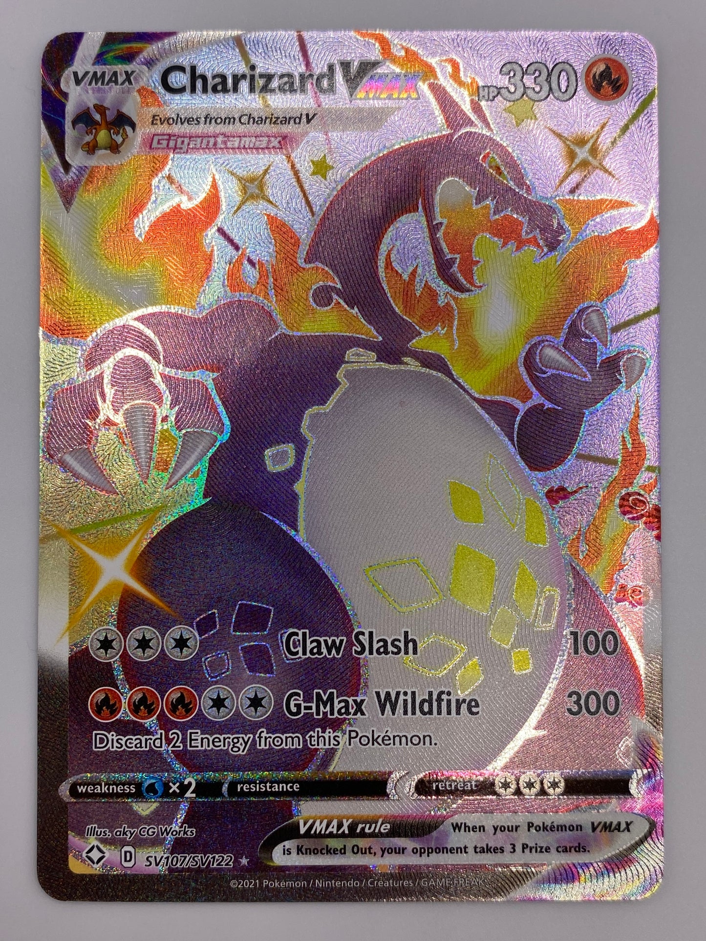 Charizard Vmax Full Art Shining Fates NM