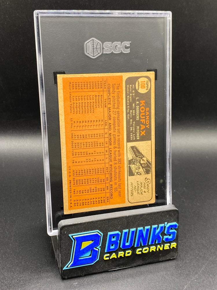 1966 Sandy Koufax SGC 3 HOF