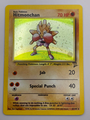 Hitmonchan Holo Base Set 2 NM