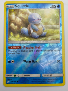 Squirtle Reverse Holo Team Up NM