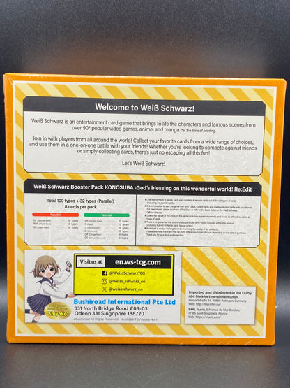 Weiss Schwarz Konosuba! 2 Re:Edit Booster Box