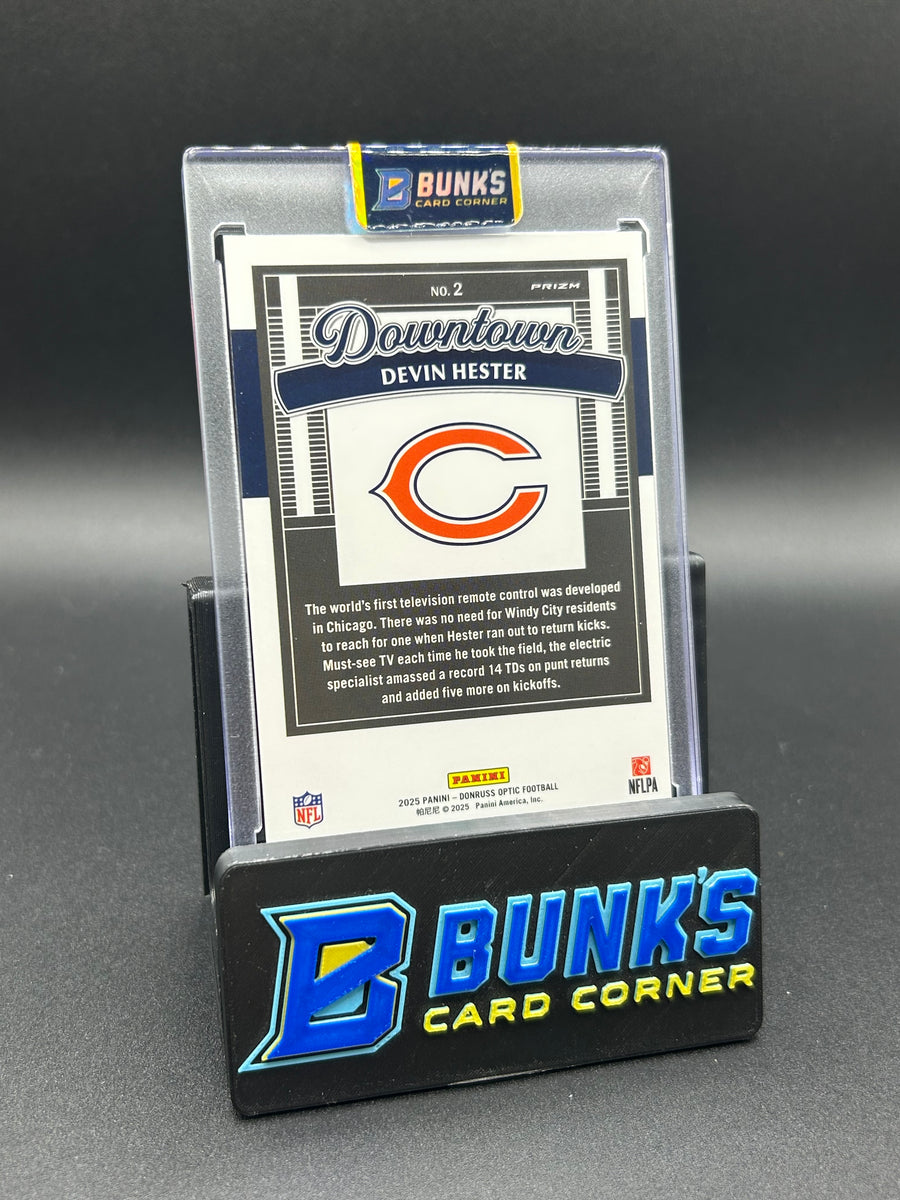 2025 Devin Hester Donruss Optic Legends Downtown Case Hit