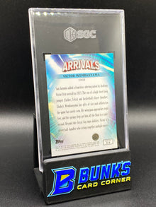 2023-24 Victor Wembanyama Arrivals Blue Checkerboard Ref. 7/99 SGC 10