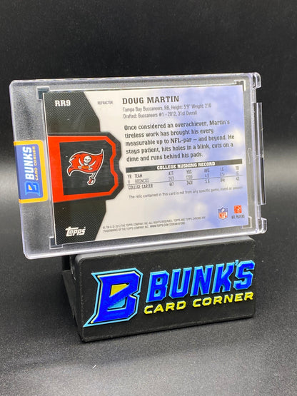 2012 Topps Chrome Rc 4/10 Doug Martin Patch