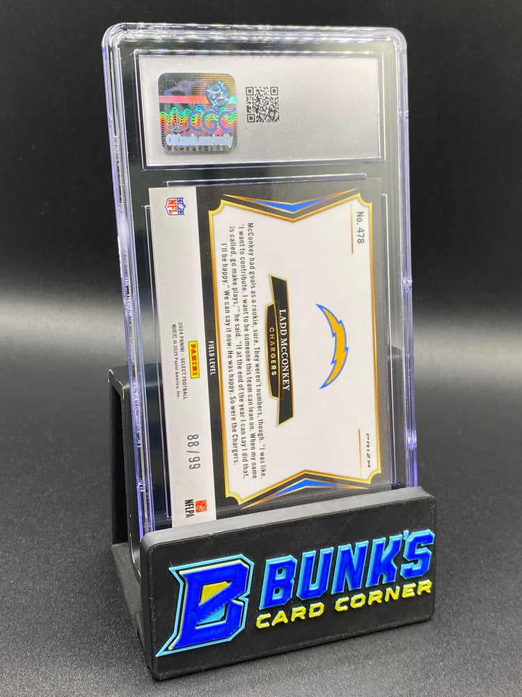 2024 Ladd McConkey Tri-Color 88/99 CGC 10