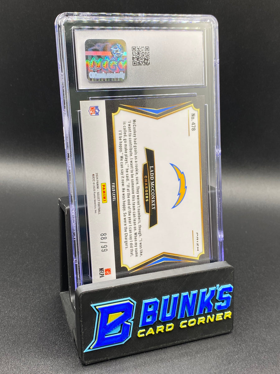 2024 Ladd McConkey Tri-Color 88/99 CGC 10