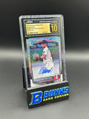 2025 Luke Keaschall Bowman Mega Box Autographs CGC 10