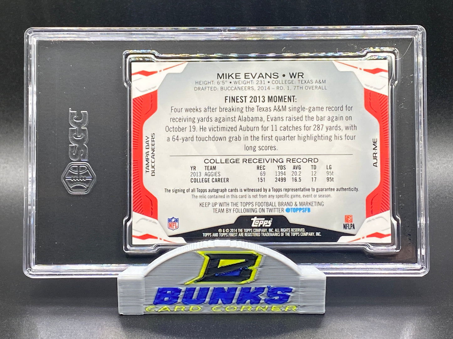 2014 Mike Evans - AUTOGRAPHED - Rookie Card