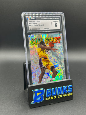 1998-99 Kobe Bryant Topps Kick Start CGC 8