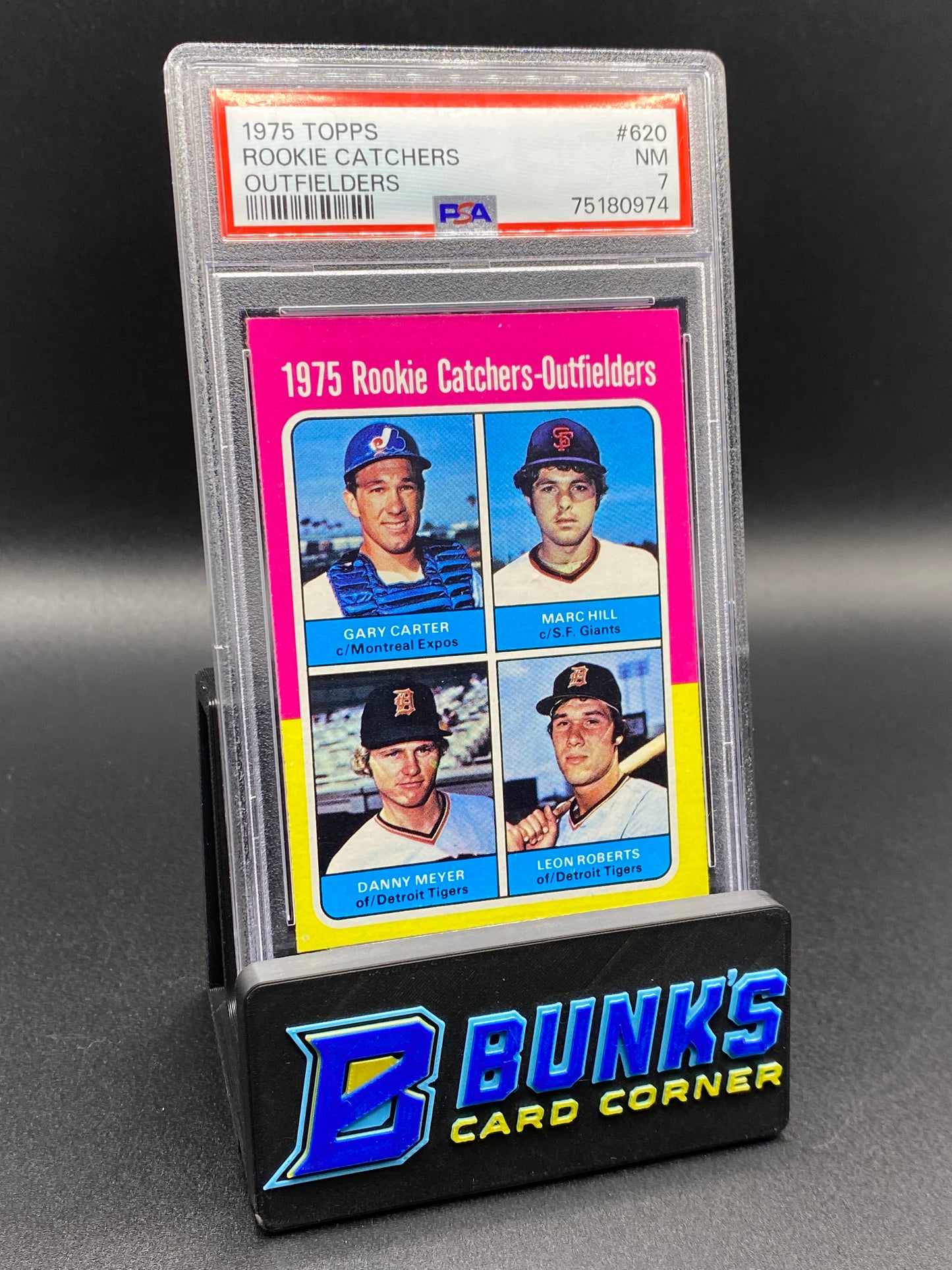 1975 Rookie Catchers Outfielders PSA 7