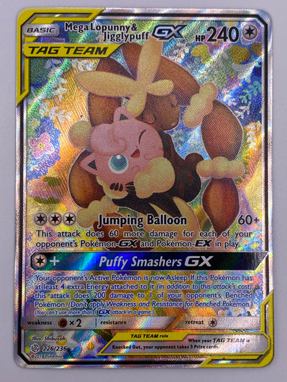Mega Lopunny & Jigglypuff Gx Tag Team Cosmic Eclipse LP