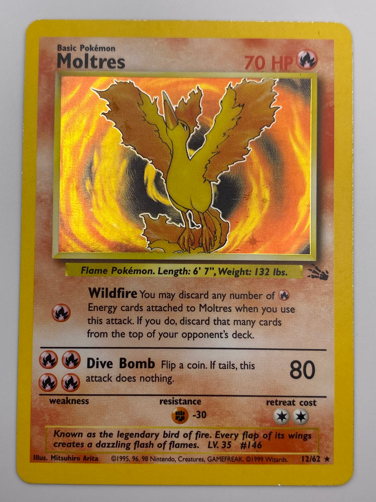 Moltres Holo Fossil MP