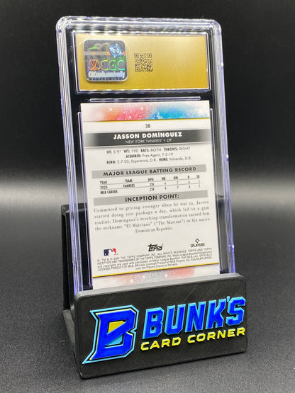 2024 Jasson Dominguez Inception Rc CGC PRISTINE 10