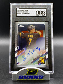 2021 Ha-Seong Kim AUTOGRAPHED Rookie Card  SGC 10|8 (Box 14)
