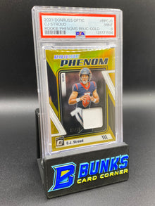 CJ Stroud RC GOLD Optic #7/10 PSA 9