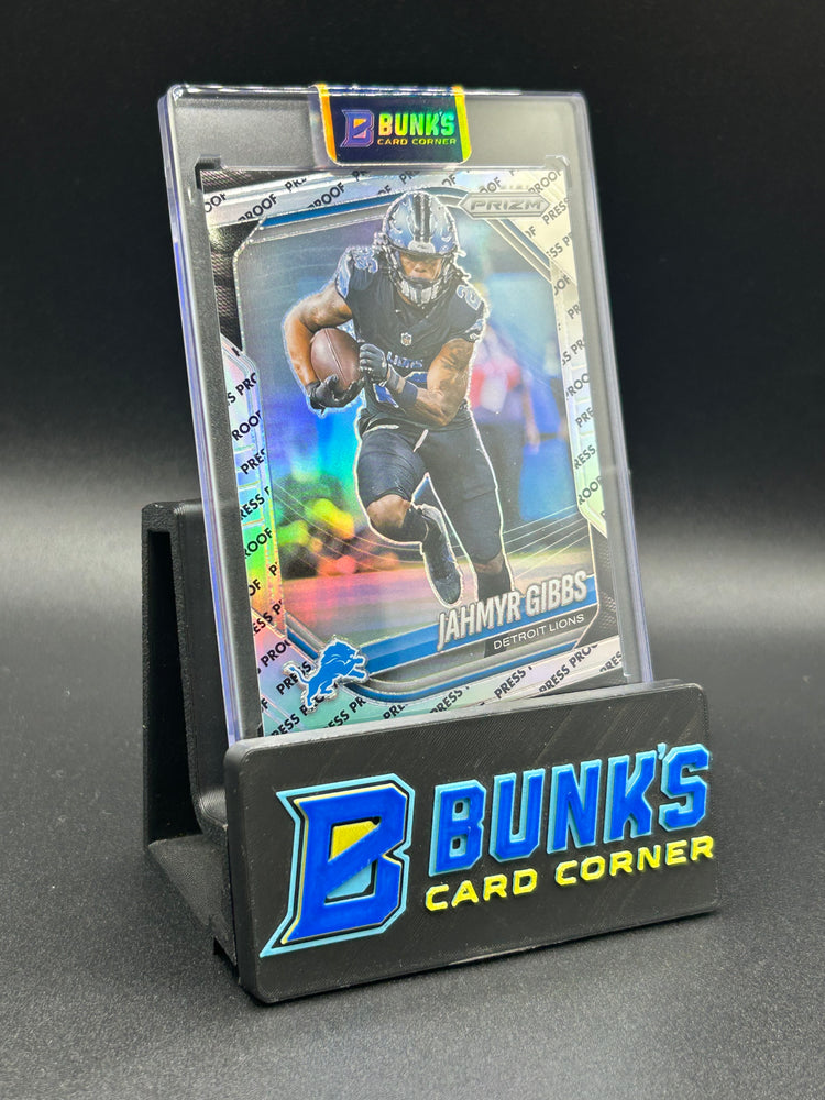 2025 Jahmyr Gibbs Panini Prizm Press Proof Case Hit