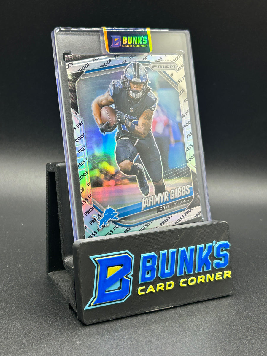 2025 Jahmyr Gibbs Panini Prizm Press Proof Case Hit