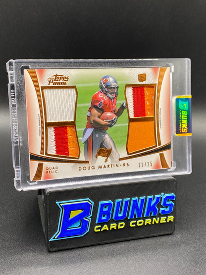 2012 Doug Martin Topps Prime Patches Rc 11/25