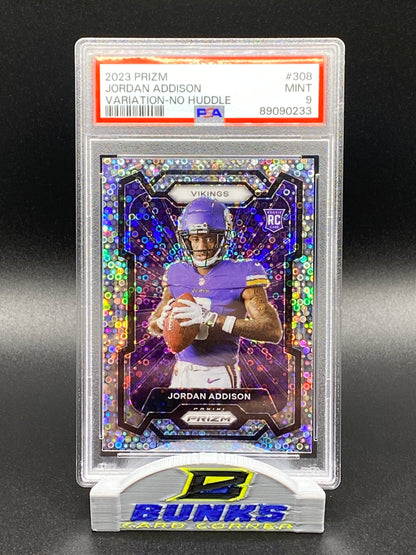 2023 Jordan Addison Rookie Card No Huddle (Box A1)