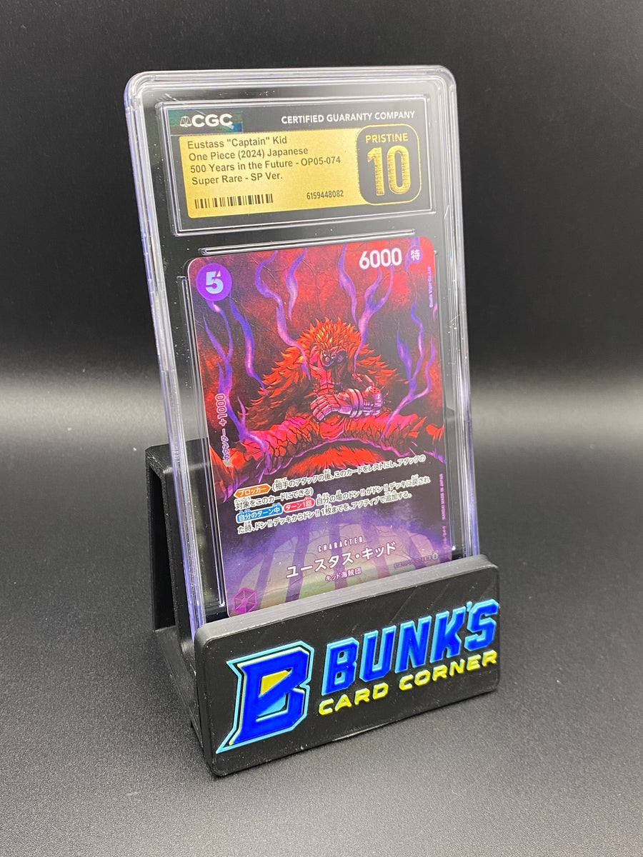 Eustass Captain Kid Super Rare SP OP05-074 CGC PRISTINE 10 Japanese