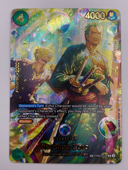 Roronoa Zoro PRB02-006 SP VLP