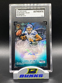 2014 Russell Wilson AUTOGRAPHED 15/25 (Box B4)