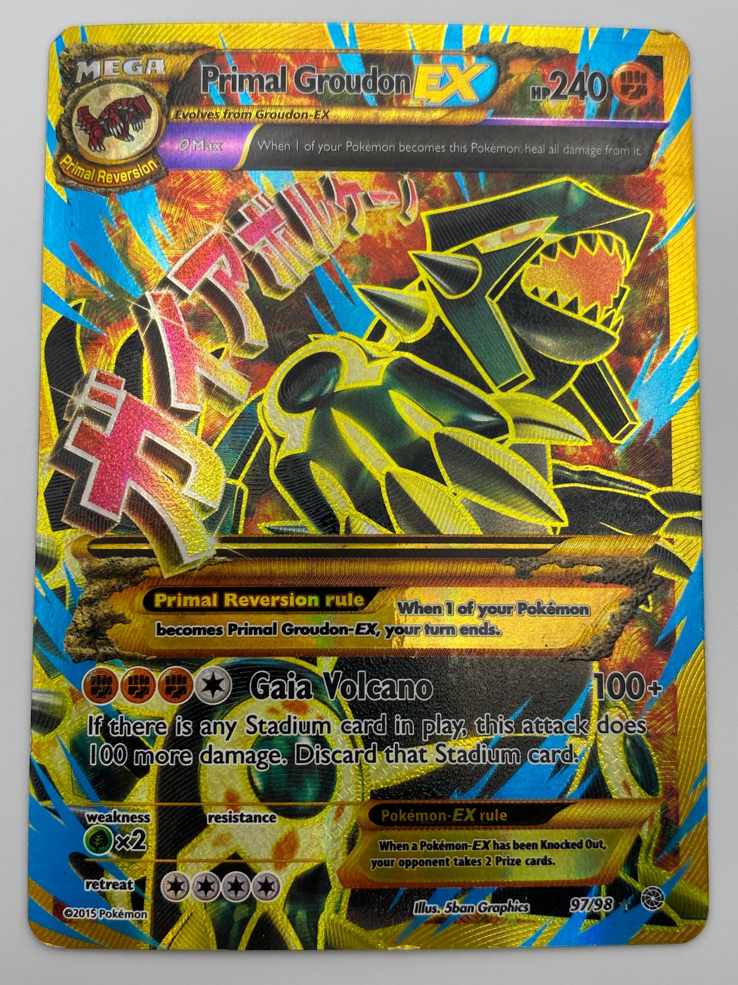 Primal Groudon Ex Ancient Origins MP