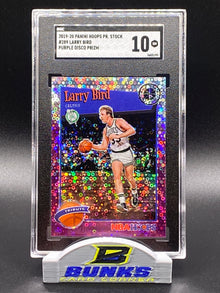2019-20 Larry Bird Purple Disco Prizm SGC 10 (Box B11)