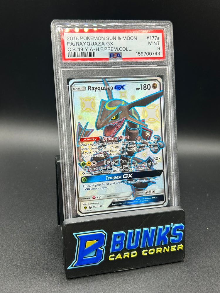 Rayquaza Gx Celestial Storm PSA 9