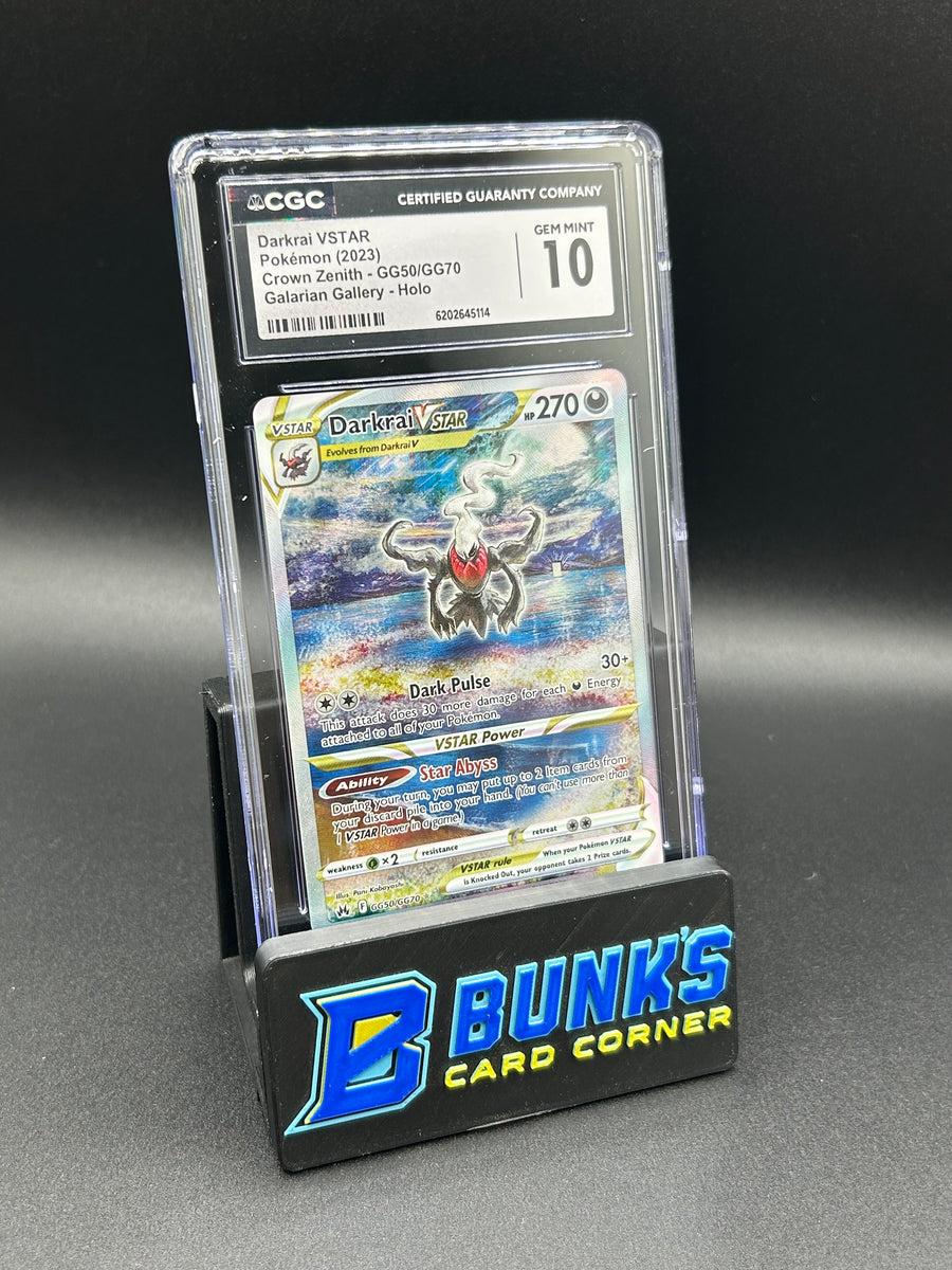 Darkrai VSTAR Galarian Gallery Crown Zenith CGC 10