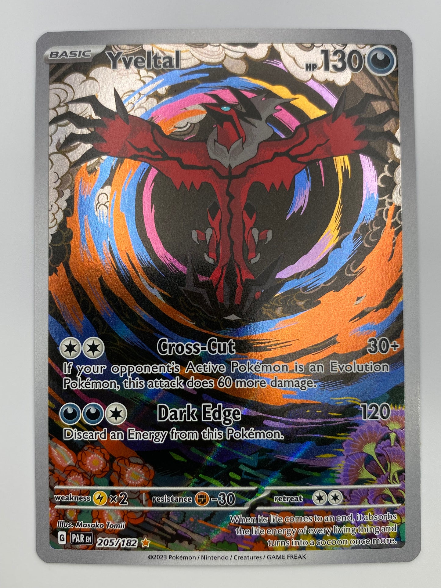 Yveltal Illustration Rare Paradox Rift NM