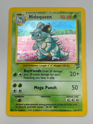 Nidoqueen Holo Base Set 2 VLP