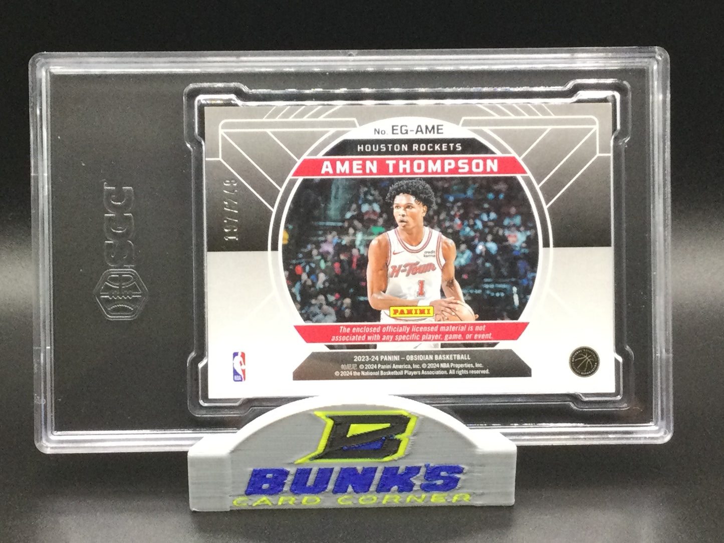 2023-24 Amen Thompson Rookie Card Patch 197/249 (Box B11)