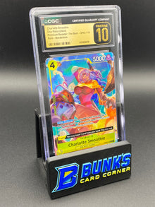 Charlotte Smoothie Rare Borderless OP03 CGC PRISTINE 10