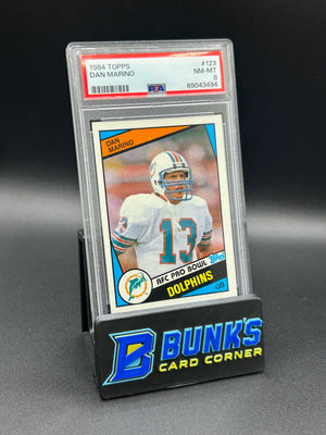 1984 Dan Marino Topps Rc PSA 8