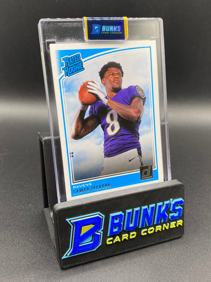 2018 Lamar Jackson Rated Rookie Donruss