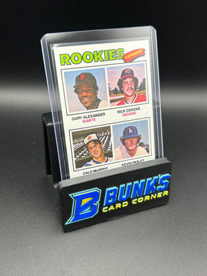 1977 Rookie Catchers Gary Alexander Rick Cerone Dale Murphy Rc & Kevin Pasley
