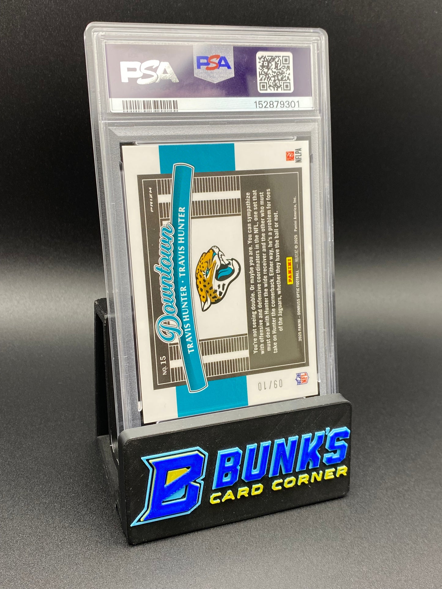 2025 Travis Hunter Duos Gold Downtown 9/10 PSA 10