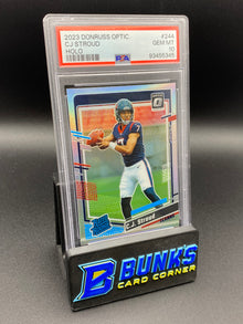 2023 CJ Stroud Holo Rc PSA 10