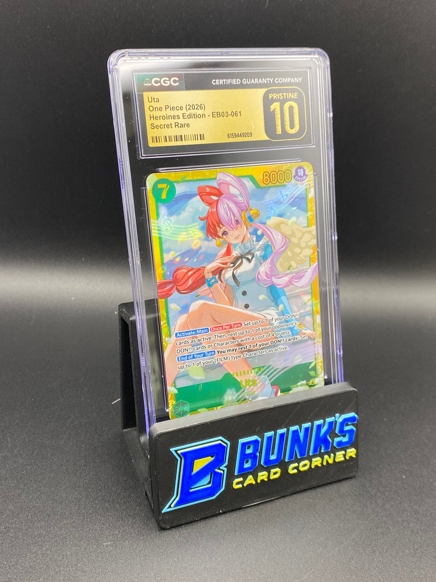 Uta Secret Rare EB03-061 CGC PRISTINE 10