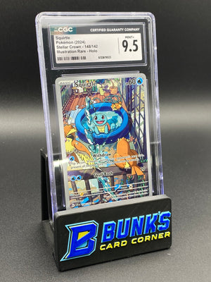 Squirtle Illustration Rare Stellar Crown CGC 9.5
