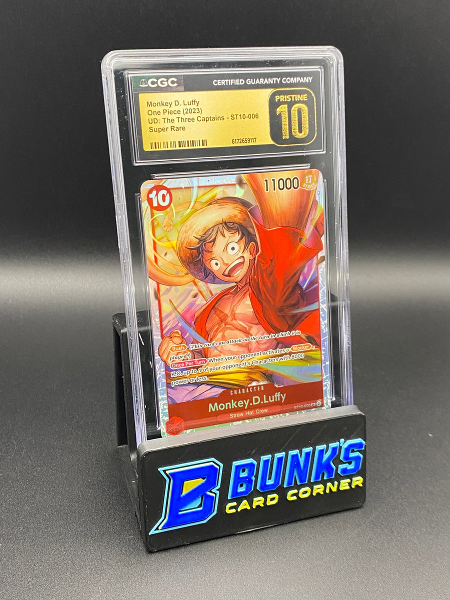 Monkey D. Luffy Super Rare ST10-006 CGC PRISTINE 10