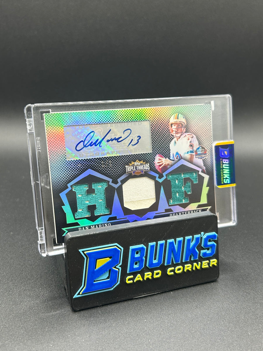 2007 Dan Marino Topps Triple Threads Patch Auto HOF 1/1