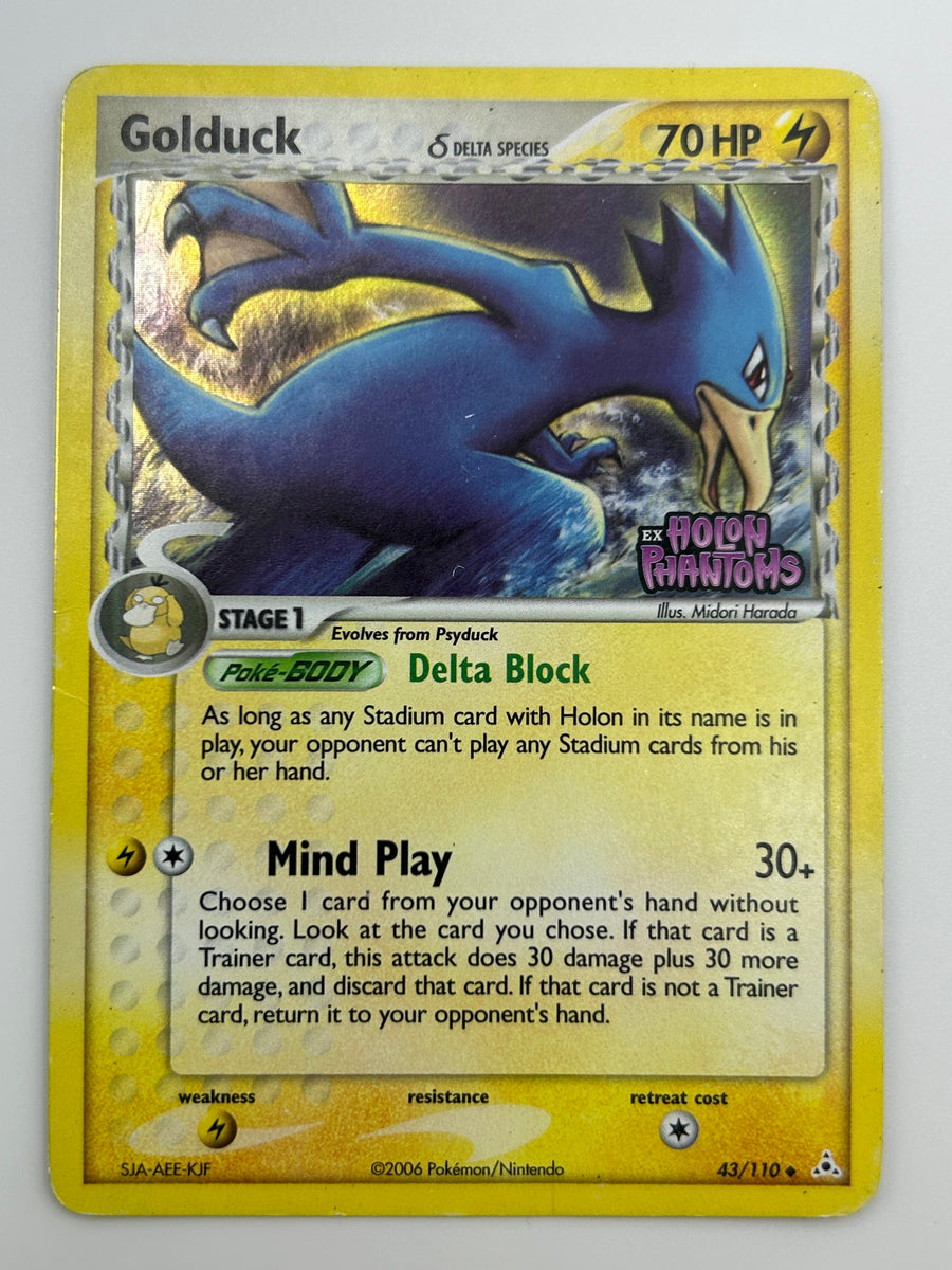Golduck Reverse Holo Holon Phantoms MP