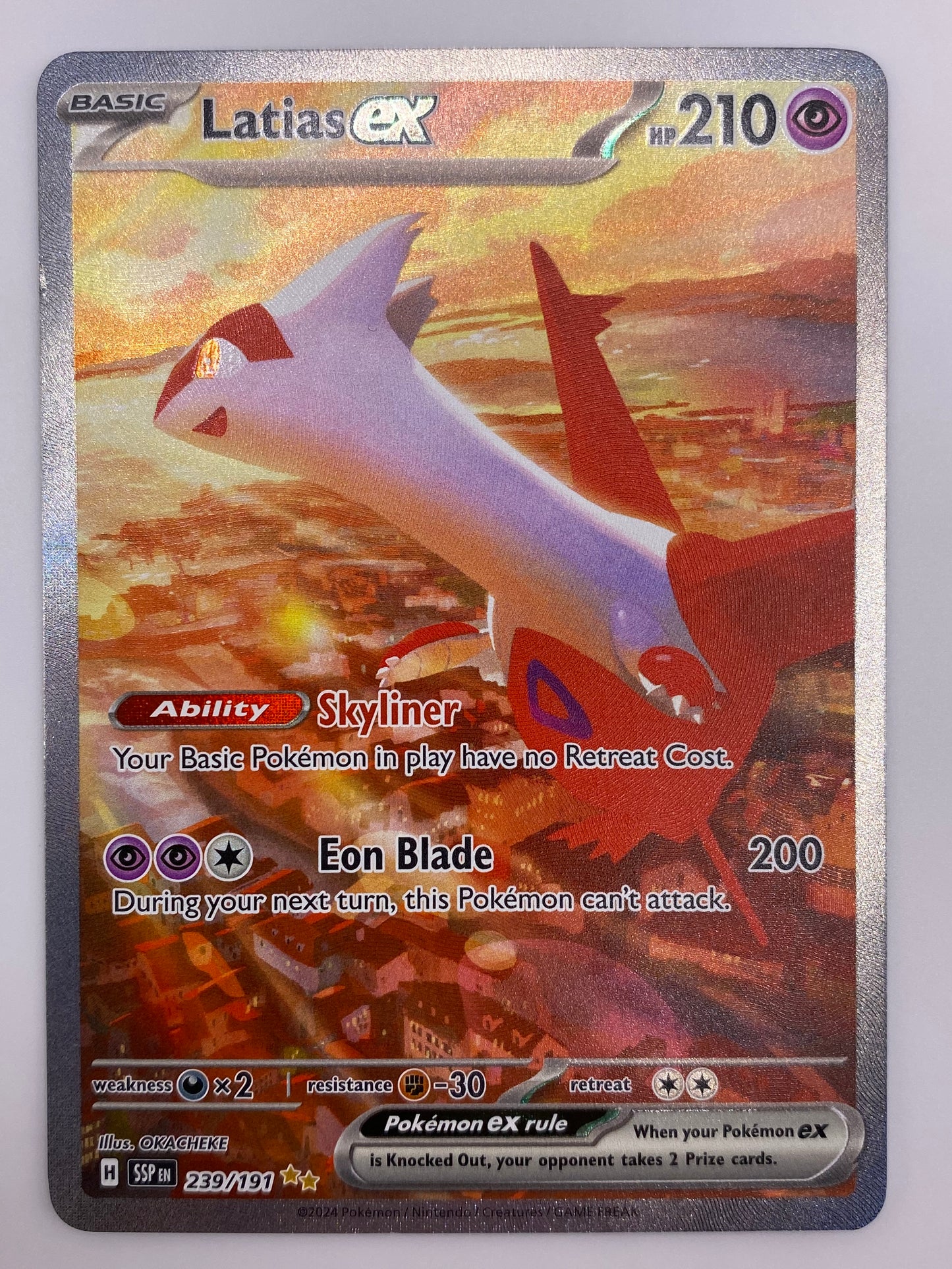 Latias Ex SIR Surging Sparks LP